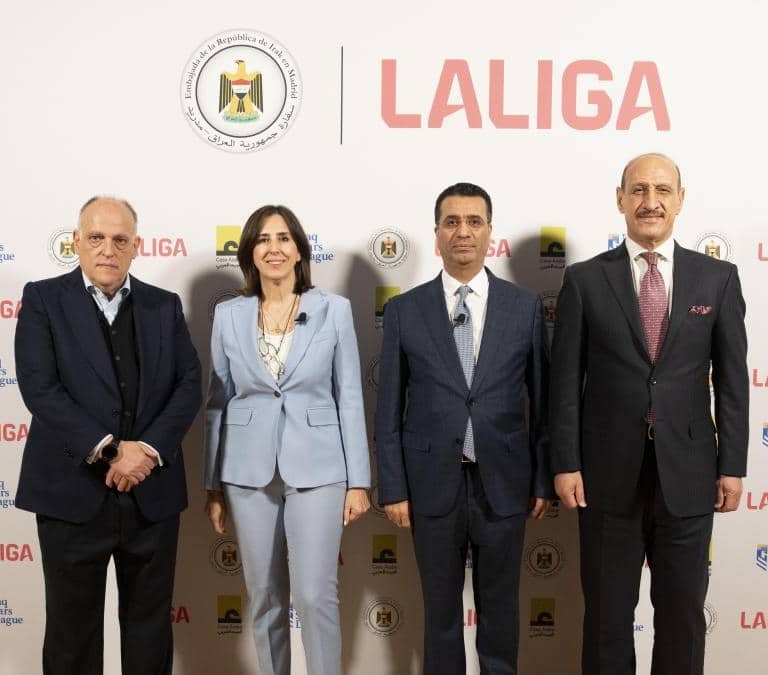 LALIGA valora las claves del "éxito" de su proyecto para impulsar el fútbol profesional en Iraq