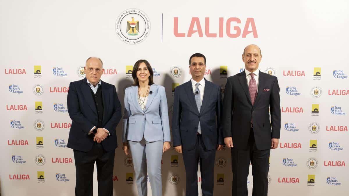 LALIGA valora las claves del "éxito" de su proyecto para impulsar el fútbol profesional en Iraq