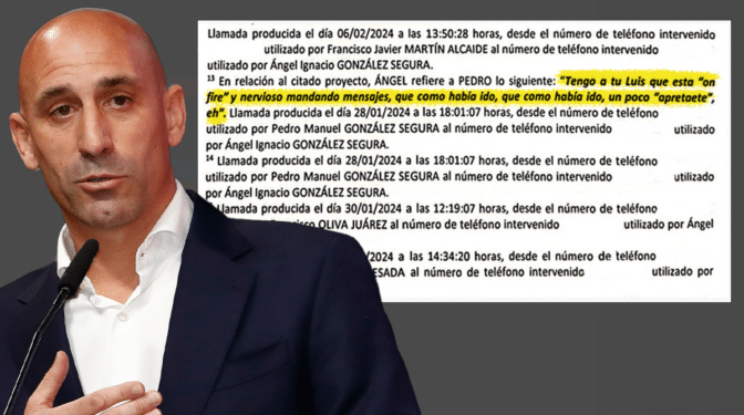 Las conversaciones clave de la trama Rubiales: "Tengo a tu Luis 'on fire', un poco apretaete"