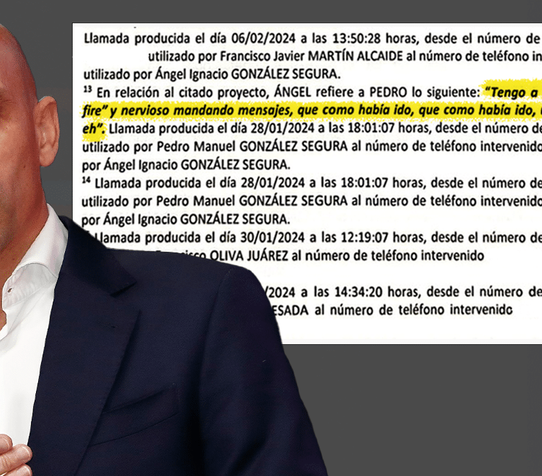Las conversaciones clave de la trama Rubiales: "Tengo a tu Luis 'on fire', un poco apretaete"