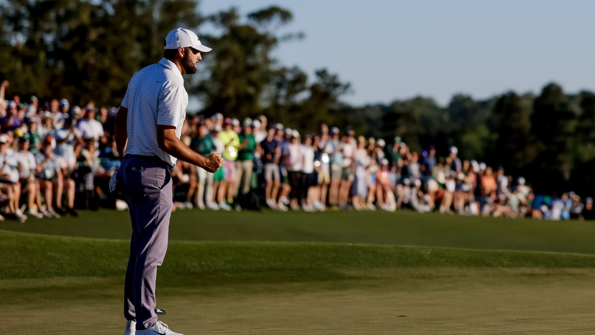 El golfista Scottie Scheffler en el Masters de Augusta