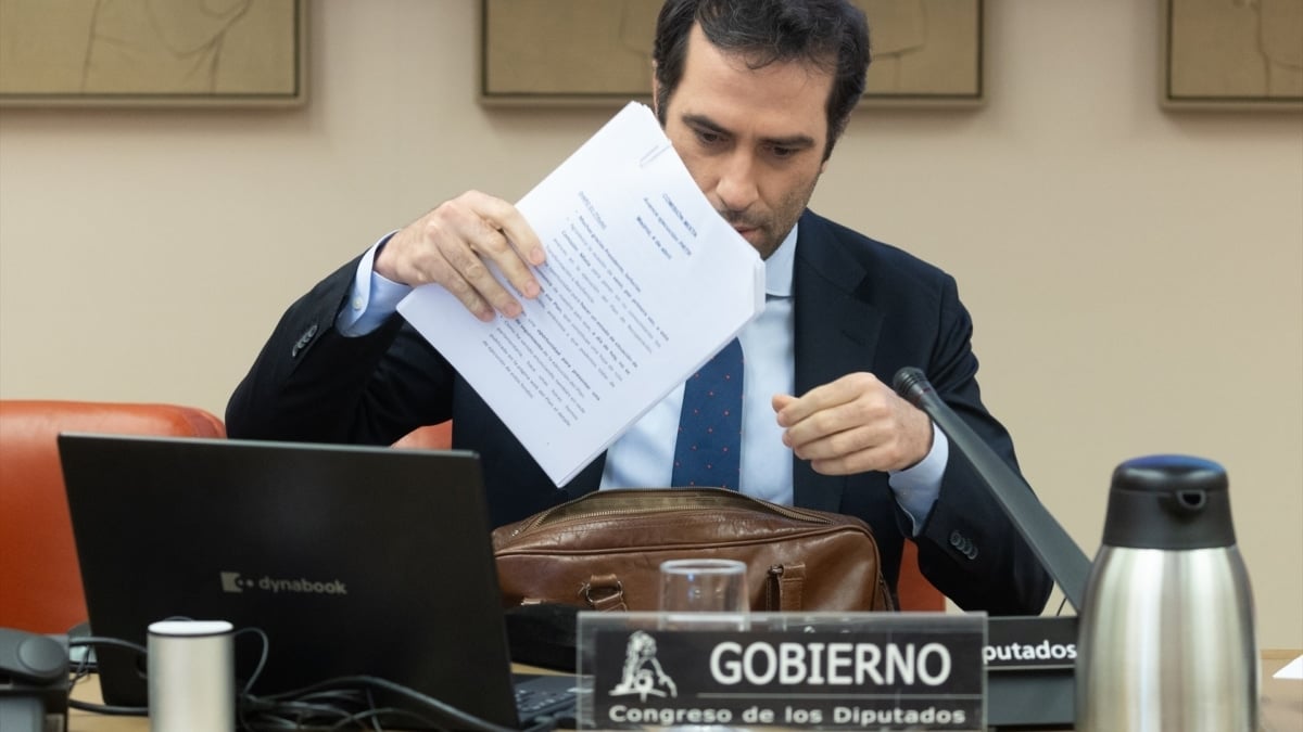 El ministro de Economía, Comercio y Empresa, Carlos Cuerpo.