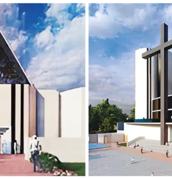La iglesia de 16 millones de euros y con una cruz de 30 metros que quieren construir en Valdebebas