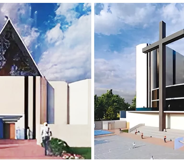 La iglesia de 16 millones de euros y con una cruz de 30 metros que quieren construir en Valdebebas