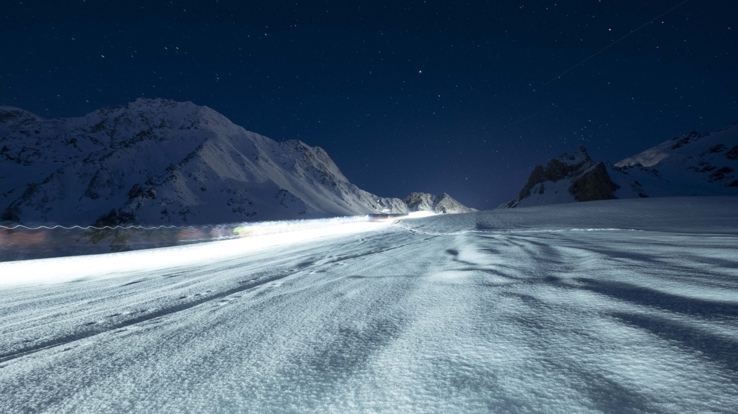 La carrera de Patrouille des glaciers a la altura de Arolla