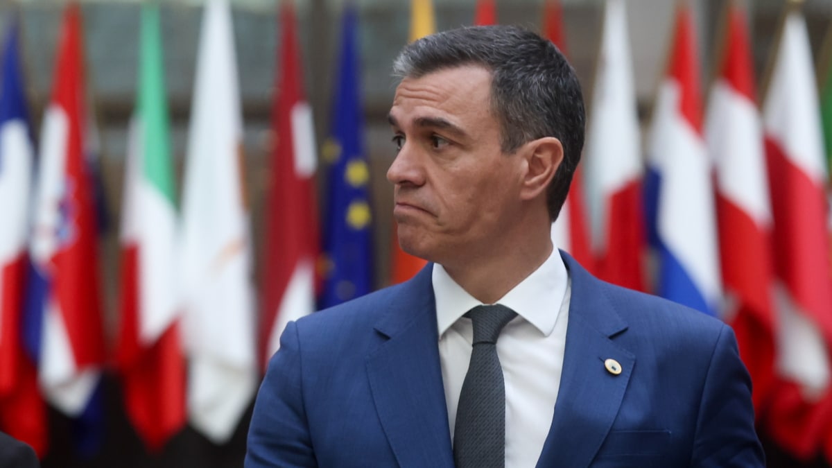 El primer ministro español, Pedro Sánchez, durante una reunión especial del Consejo Europeo en Bruselas