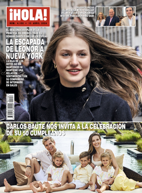 La portada de la revista desmiente una relación entre la princesa Leonor y su compañero de bachillerato Gabriel Giacomelli.