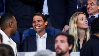 La reacción de Rafa Nadal al gol de Bellingham en el clásico