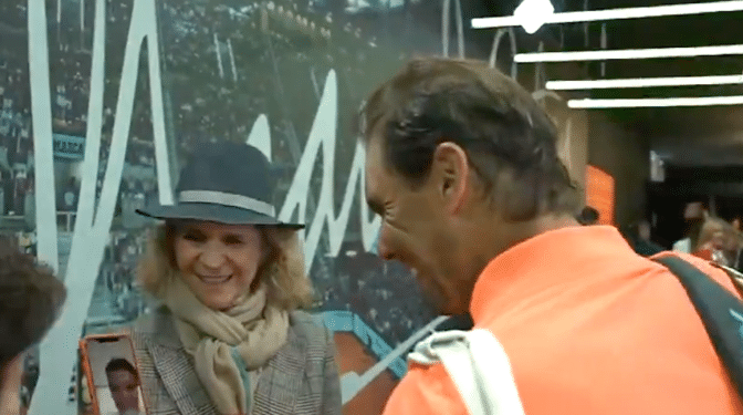 La inesperada videollamada entre Nadal y Froilán en el Mutua Madrid Open: "Nosotros sufrimos desde Abu Dabi"