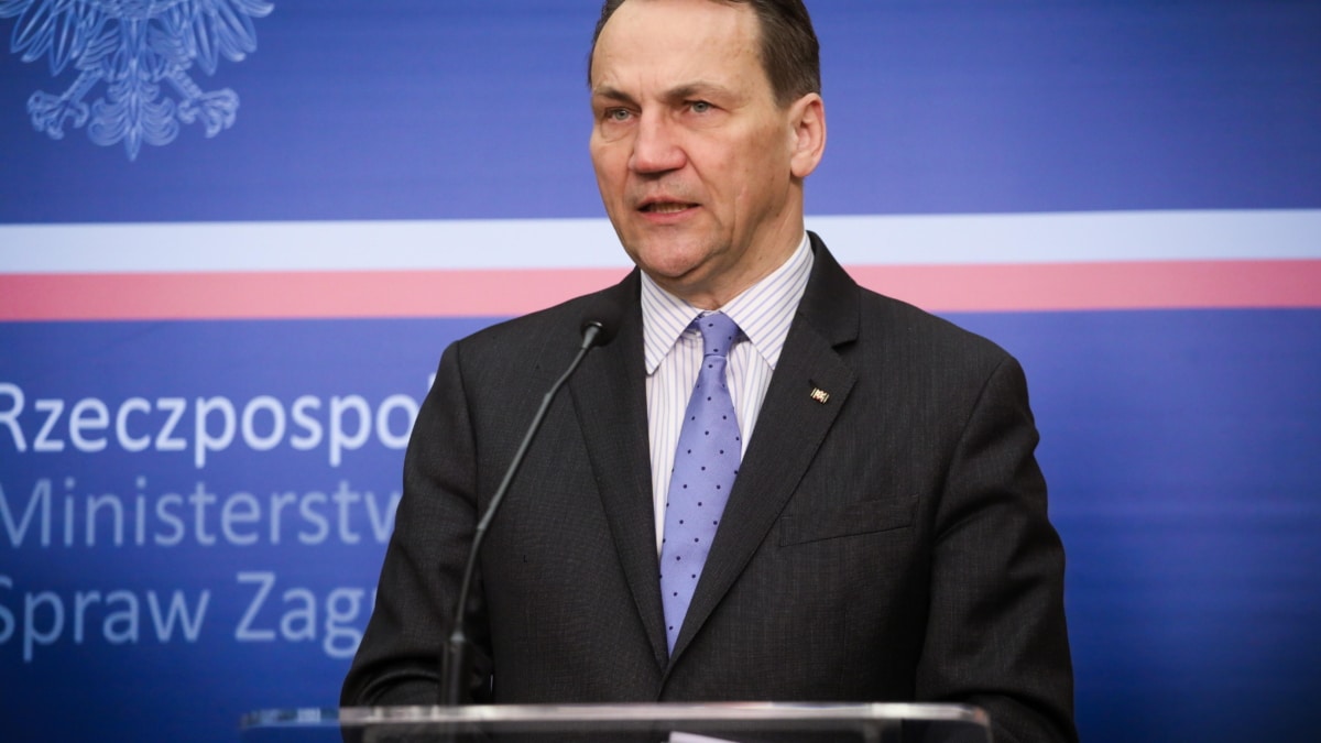 El ministro polaco de Exteriores, Radoslaw Sikorski.