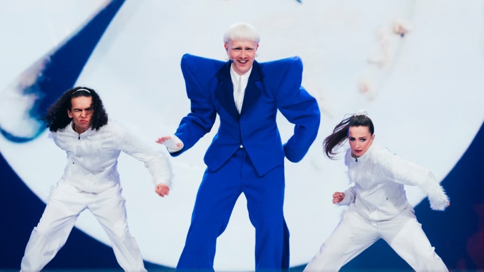 Joost Klein, representante de Países Bajos, en el escenario de Eurovisión 2024