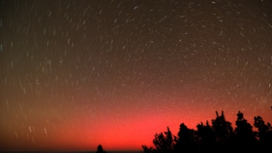 Las espectaculares imágenes de la aurora boreal en España