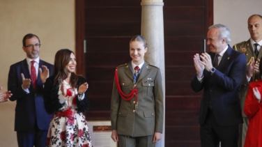 La princesa Leonor, exultante en su día más especial en Zaragoza
