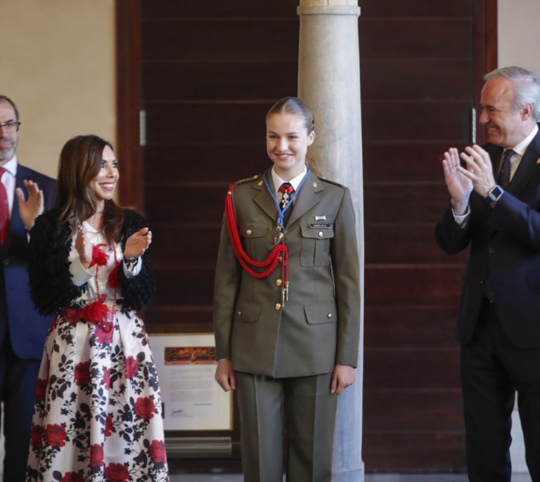 La princesa Leonor, exultante en su día más especial en Zaragoza