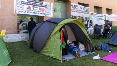 La movilización propalestina llega a la Complutense