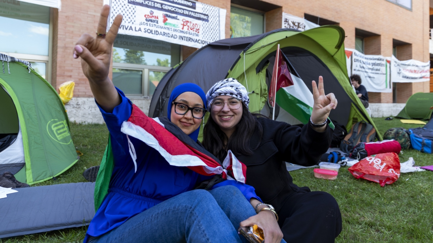 Luchar contra el "genocidio" de Palestina entre exámenes: "Cuando se enteren mis padres va a haber bronca"