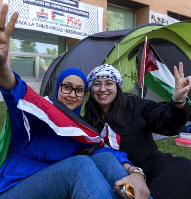 Luchar contra el "genocidio" de Palestina entre exámenes: "Cuando se enteren mis padres va a haber bronca"