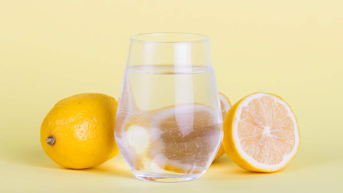 agua limón