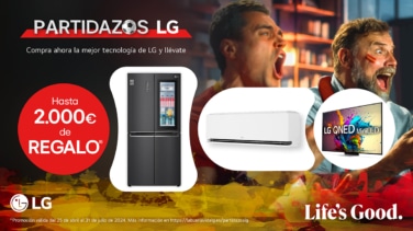 Consigue los electrodomésticos más eficientes con los Partidazos de LG: ¡cashback, regalos y más ventajas!