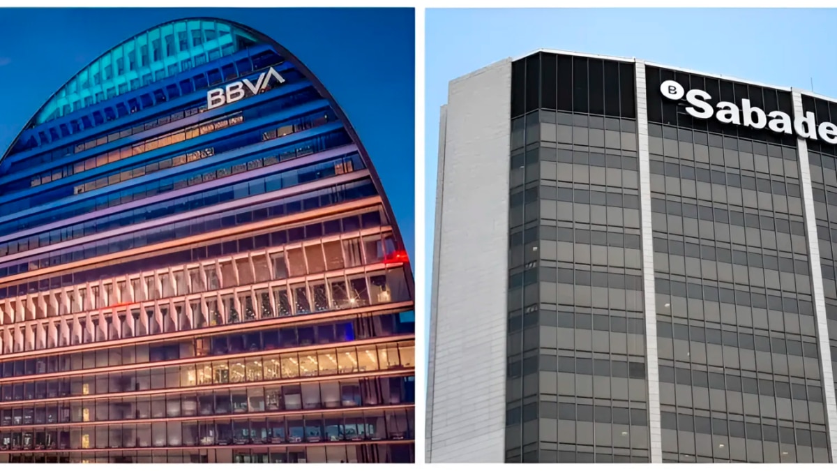 Oficinas de BBVA y Sabadell.