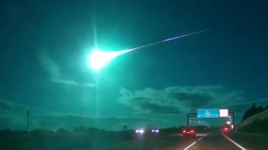 Una bola de luz ilumina el cielo de España y Portugal