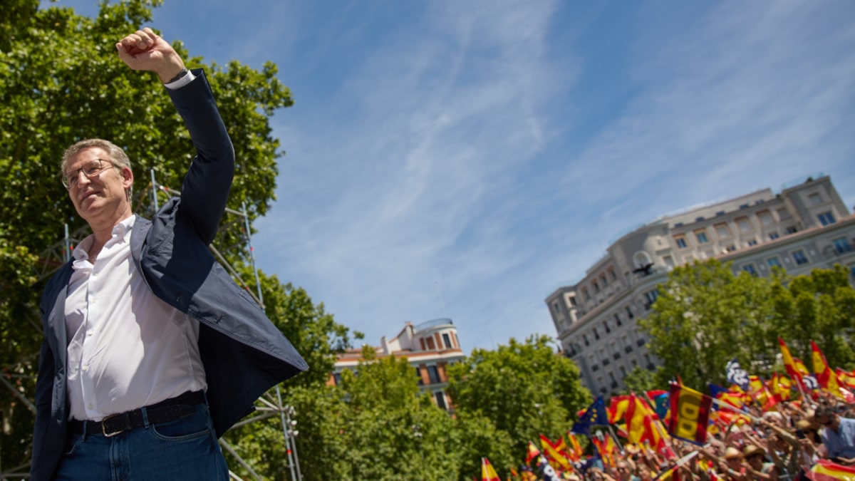 Feijóo espera que la movilización del domingo le sirva para salvar sus principales escollos de las europeas