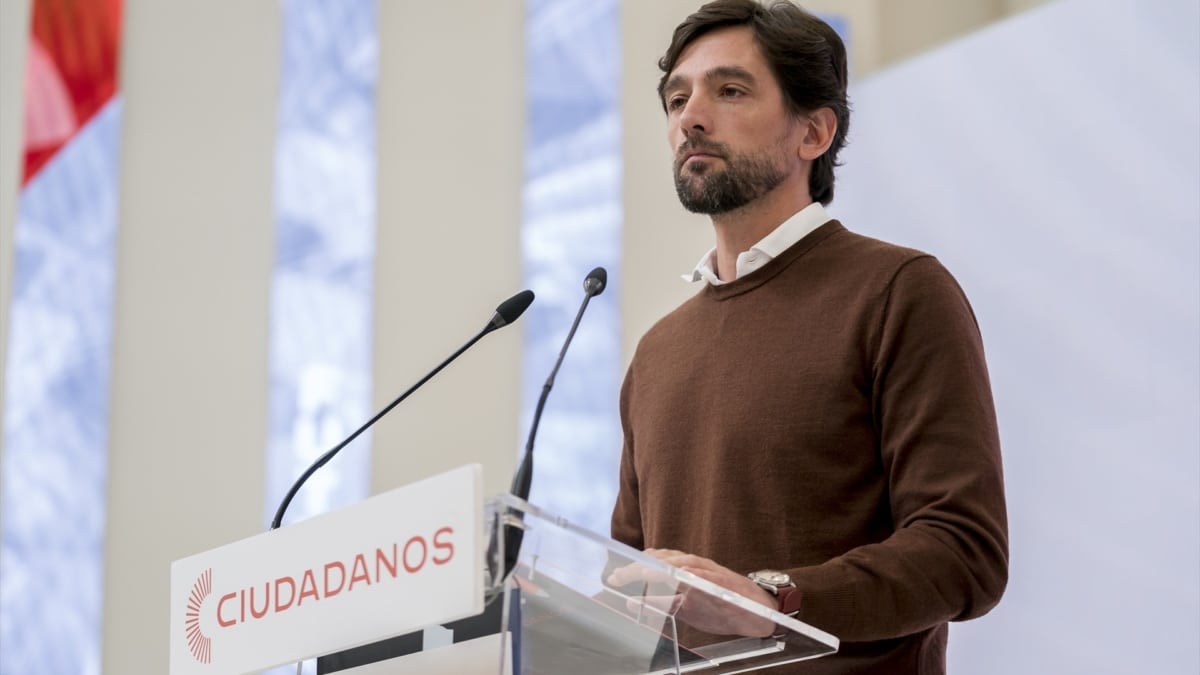 El ex secretario general de Ciudadanos, Adrián Vázquez