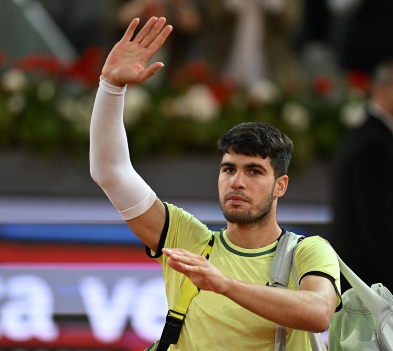 Alcaraz cae en Madrid contra el ruso Rublev
