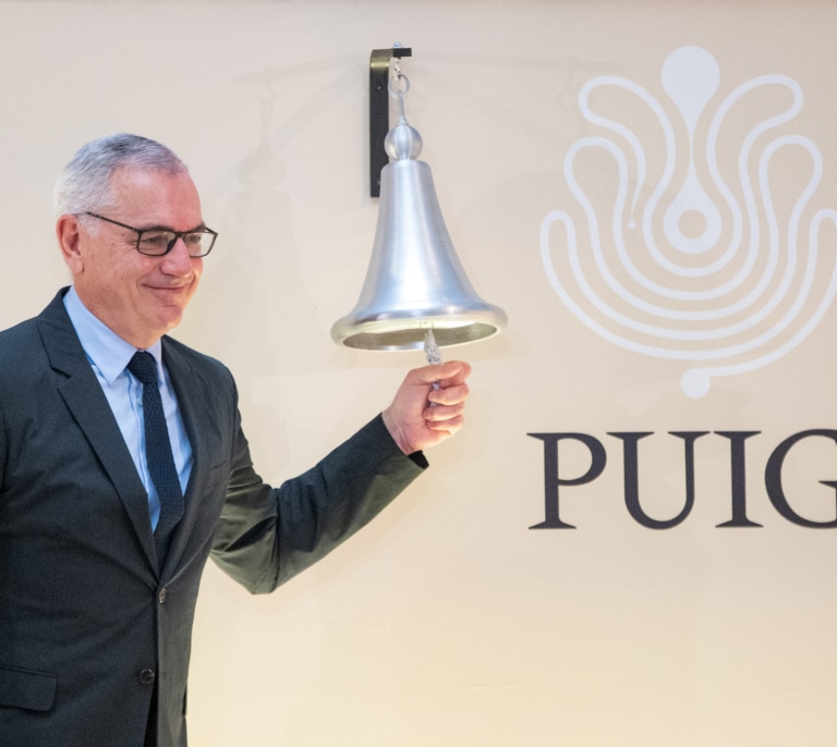 Puig se estrena en Bolsa con una subida de casi un 8,2%, hasta los 26,5 euros por acción
