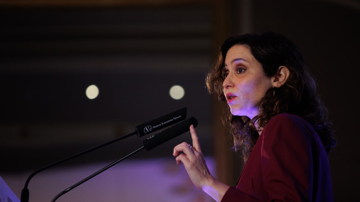 La presidenta de la Comunidad de Madrid, Isabel Díaz Ayuso