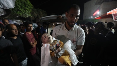 Al menos 50 muertos en un bombardeo israelí sobre un campo de desplazados en Rafah