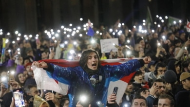 El pueblo georgiano sale a defender su soberanía