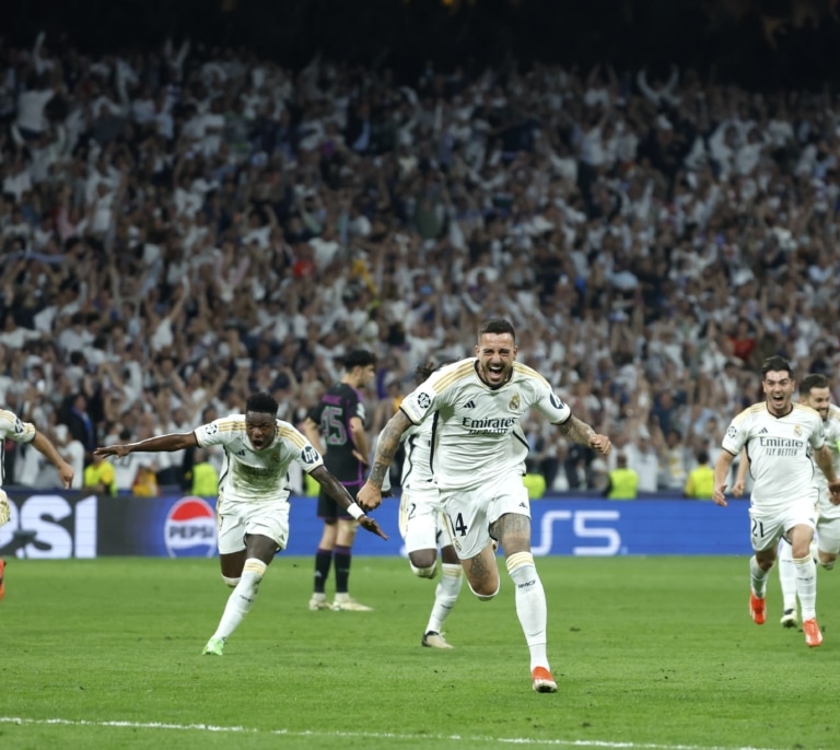 Así enloqueció el Bernabéu con el segundo gol de Joselu