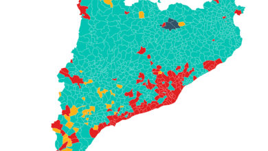 Los resultados en Cataluña, municipio por municipio