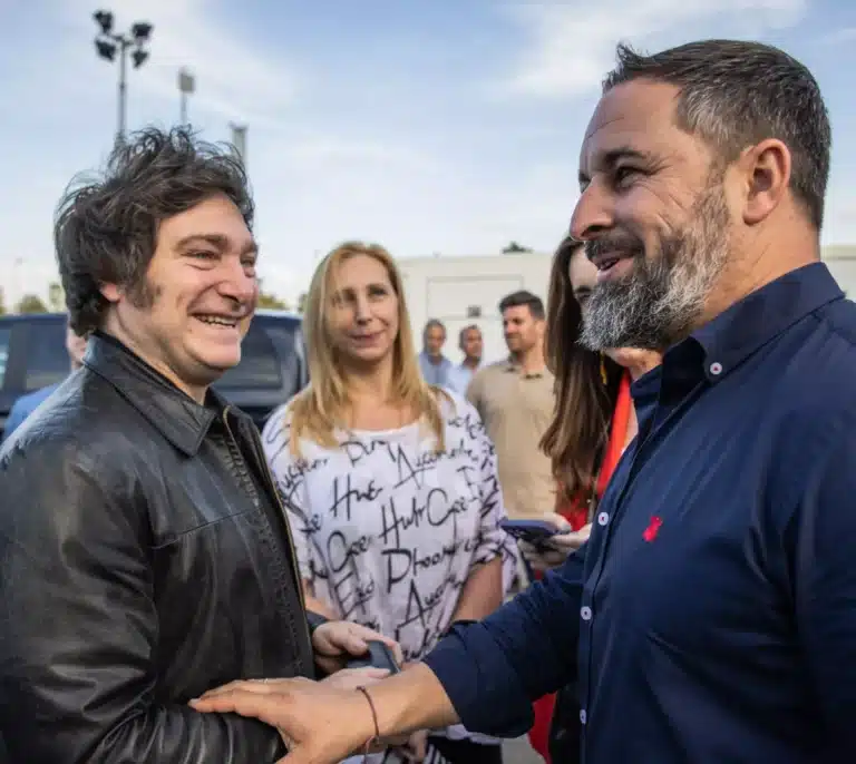 Milei ensalza la figura de Abascal y le cataloga como "un gran ser humano": "Cuando nadie me quería, fue el único que me abrazó"