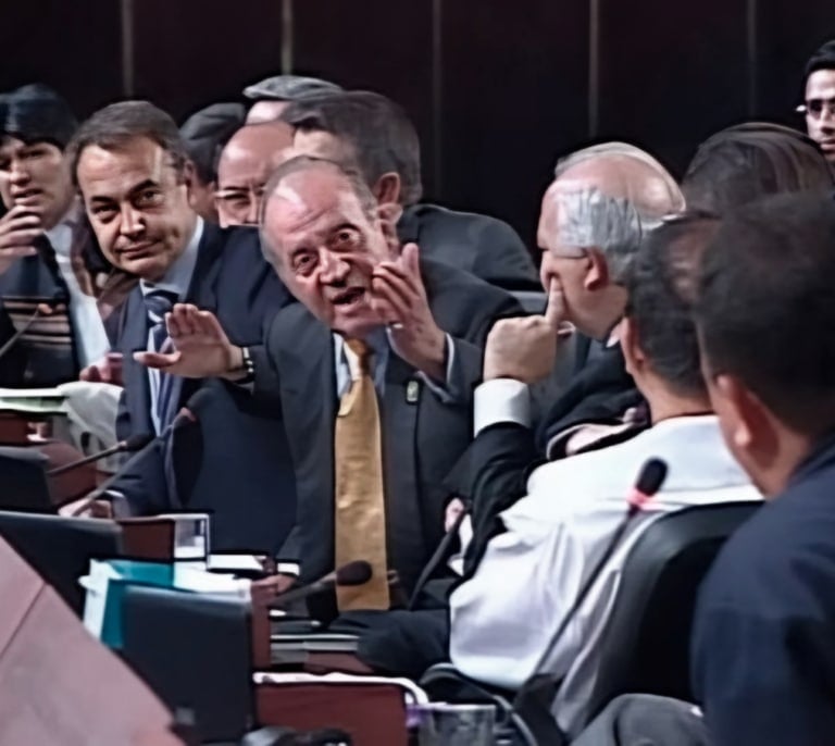 Juan Carlos I revela que fue tentado para registrar el “¿Por qué no te callas?”