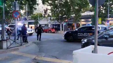 Una reyerta frente al Santiago Bernabéu deja nueve heridos, uno grave
