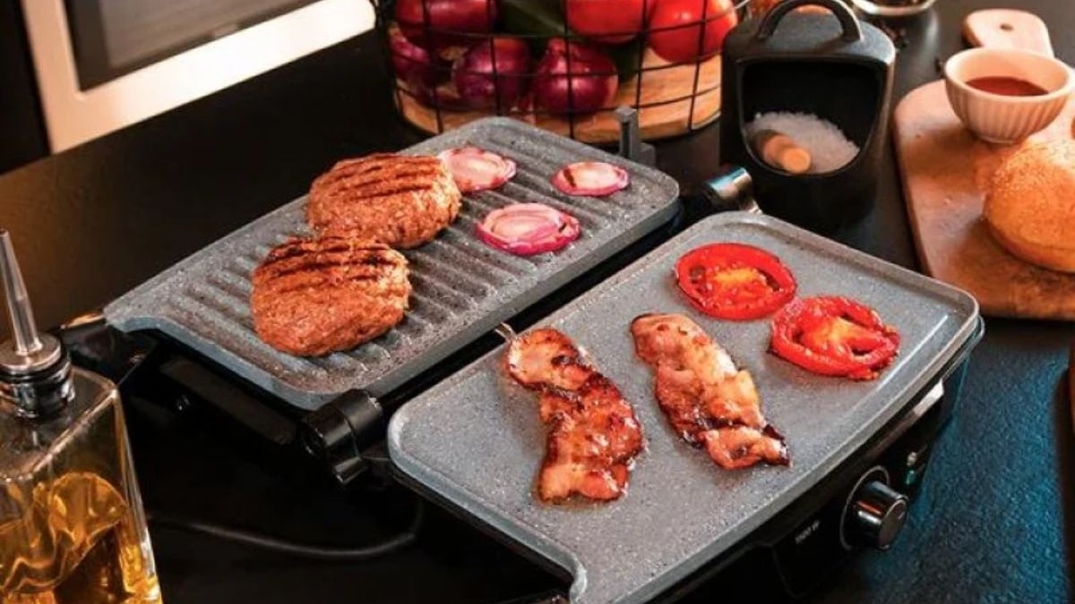 Parrilla eléctrica Cecotec Rock’nGrill 1500 Stone Ceramic Mix&Grill