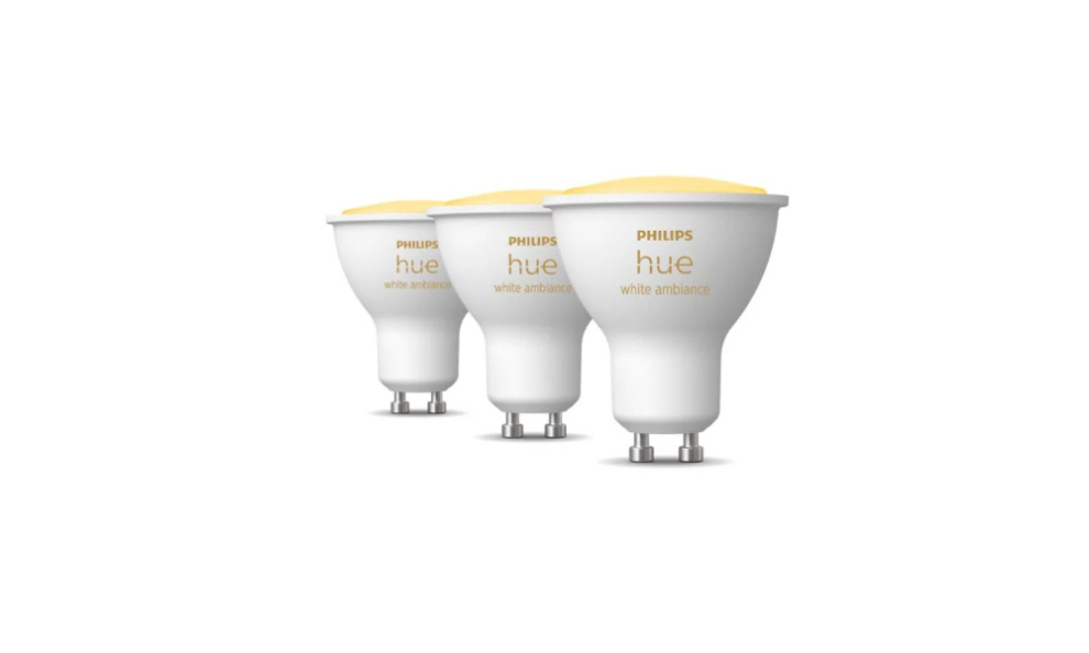 3 bombillas inteligentes Philips de luz blanca