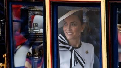 Una impecable Kate Middleton reaparece en la fiesta de cumpleaños del rey Carlos