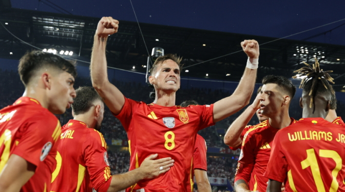 España fulmina la rebelión de Georgia con un vendaval de goles y se cita con Alemania