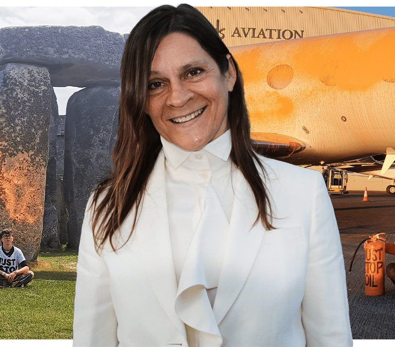 La torturada heredera del petróleo detrás de Just Stop Oil