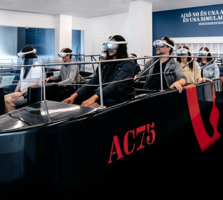America's Cup Experience lleva a Barcelona el simulador de AC75, el 'Fórmula 1 del mar'