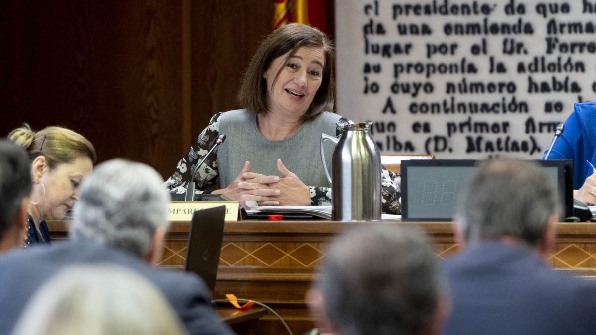 La presidenta del Congreso de los Diputados, Francina Armengol