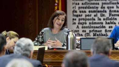 Armengol utiliza su comparencia en el Senado por el 'caso Koldo' para llamar al voto