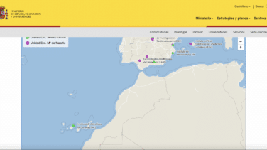 El ministerio de Ciencia difunde en su web un mapa de Marruecos que incluye el Sáhara Occidental