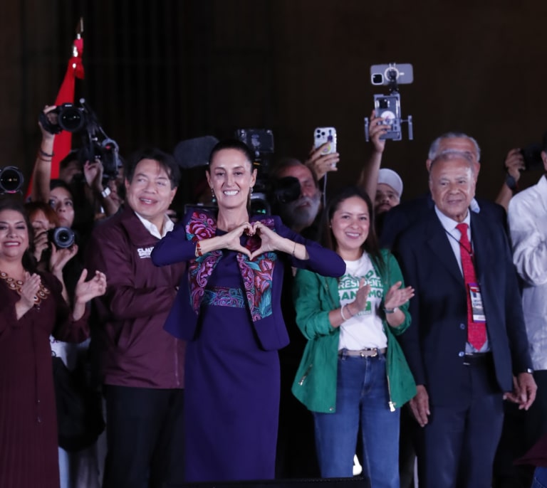 Claudia Sheinbaum: "Por primera vez en 200 años me convertiré en la primera mujer presidenta de México"