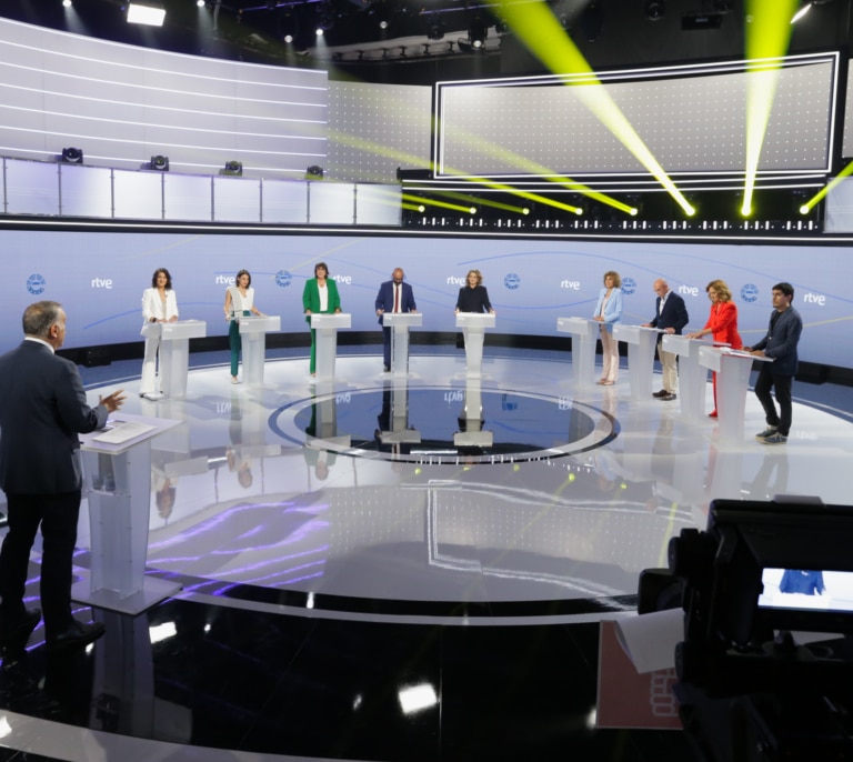 El debate electoral de las europeas pierde 1,7 millones de espectadores