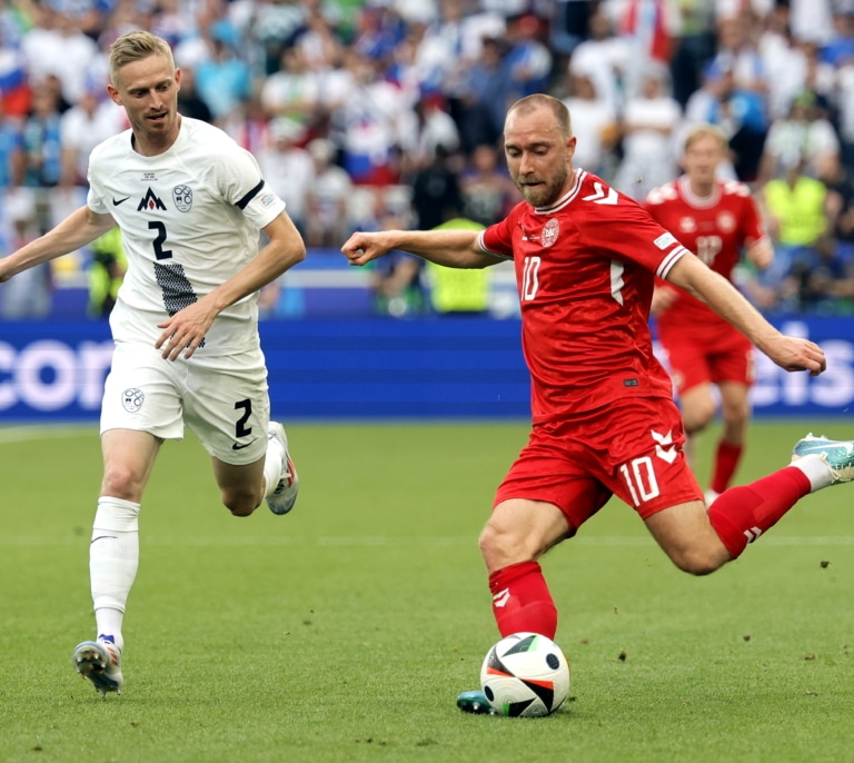 El empuje de Eslovenia amarga a Dinamarca la fiesta de vida de Eriksen