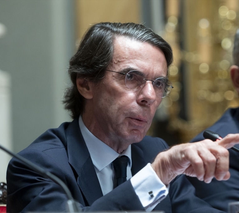 Aznar alaba a Feijóo sobre el CGPJ: "Ha hecho lo que tenía que hacer y lo ha hecho muy bien”